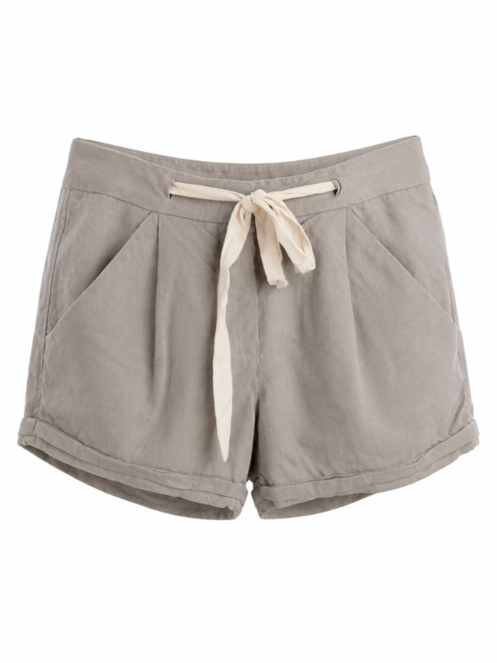 Aritzia Wilfred Ashen Tie Front Shorts Size 2